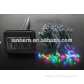 wholesale cheap rgb or single color outdoor holiday christmas decoration 5m 50leds Solar led light string